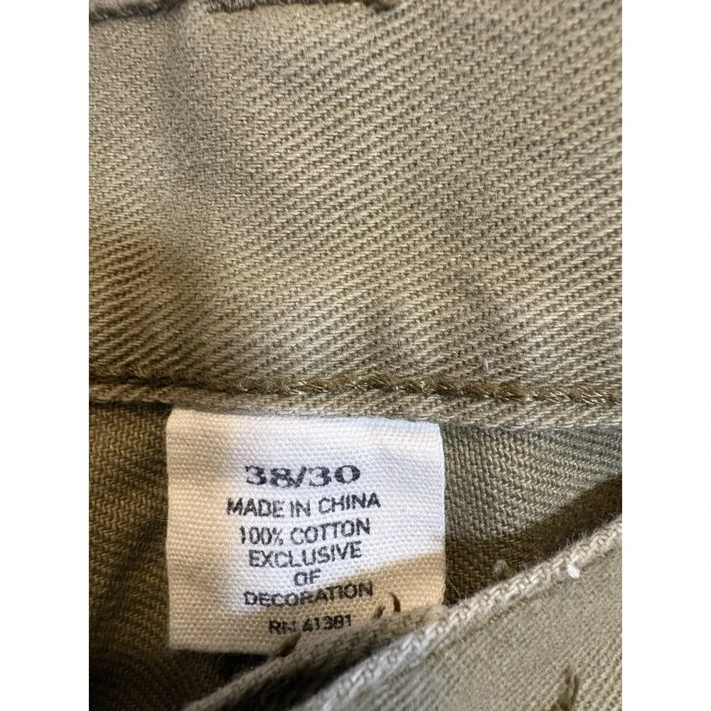 Polo Ralph Lauren Khaki Pants Straight Fit 38/30(40x29) Preppy Office Casual